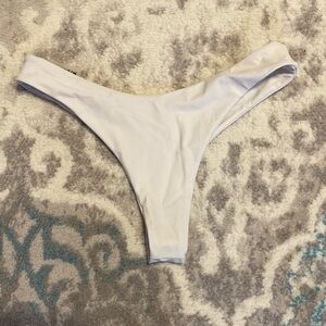 White thong bikini bottom